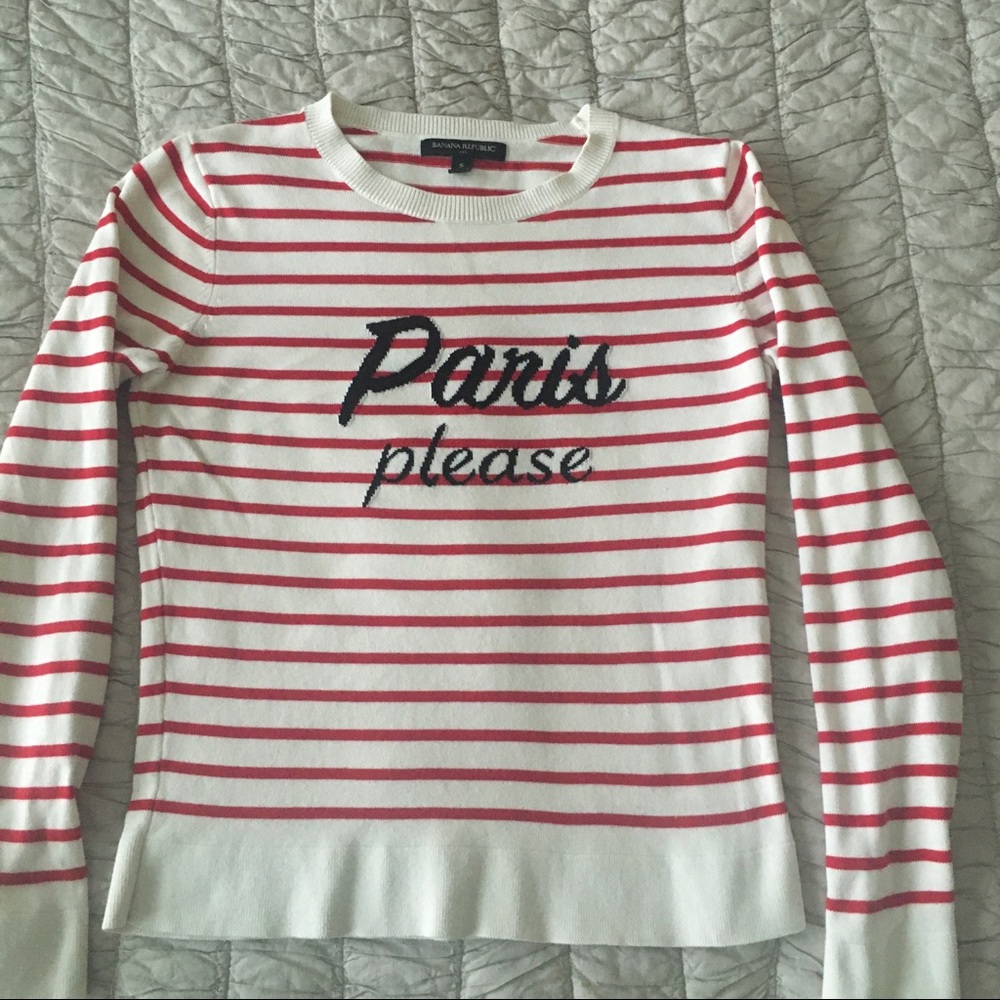 Banana Republic Paris Please Sweater